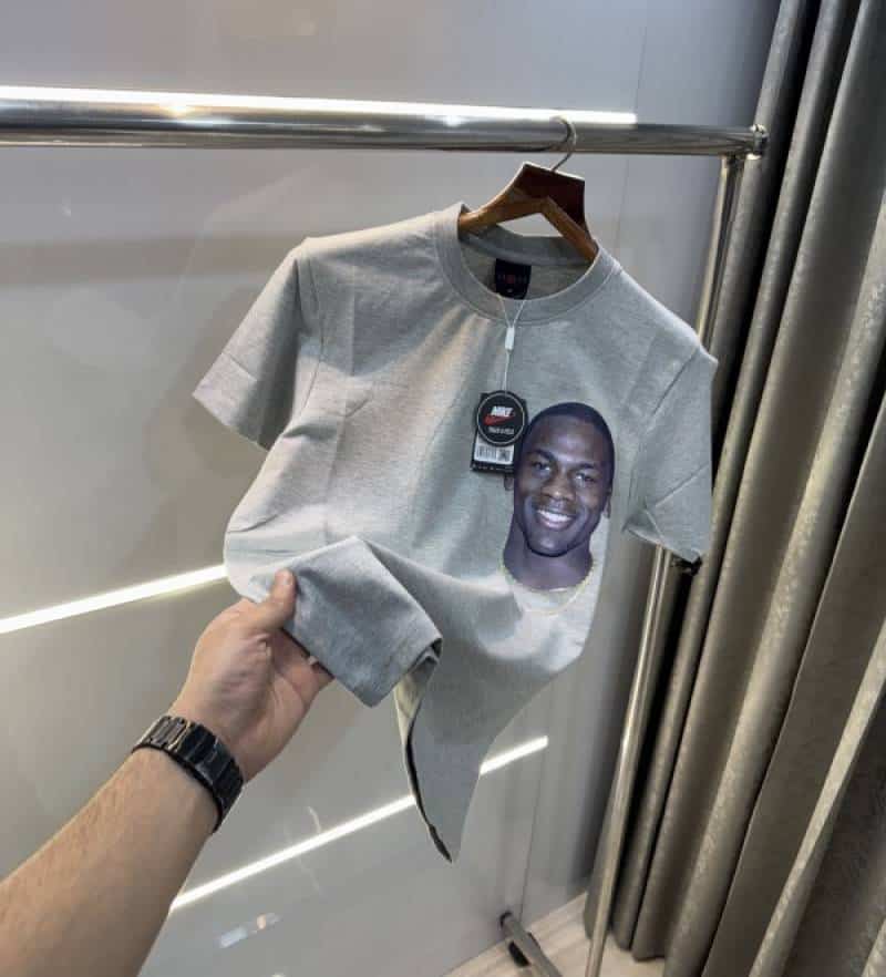 Air Jordan Grey Back Print Imported T-Shirt Main image