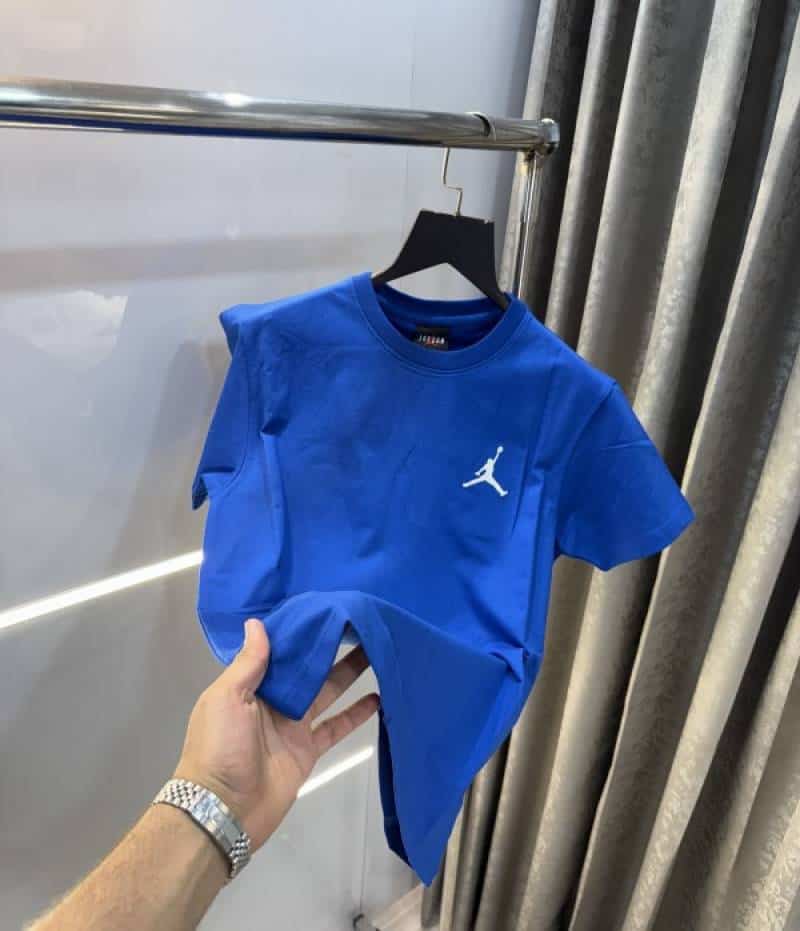 Air  Jordan  Blue Back Embroidery Imported T-Shirt Secondary image
