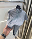 Lacost e Light Grey Embroidery Logo Premium Polo T-Shirt