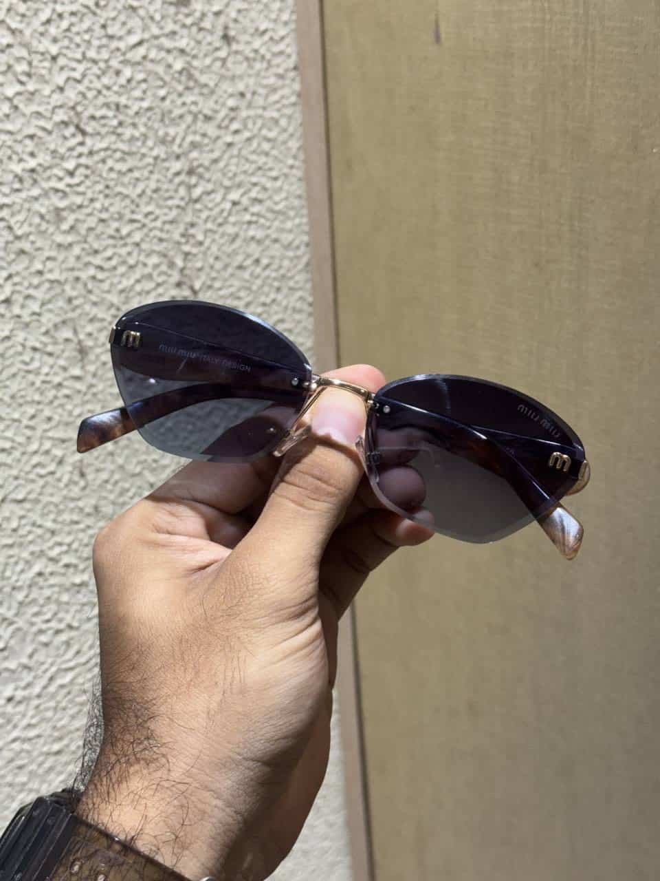 Miu Miu Brown Black LuXury Shade 49 Secondary image