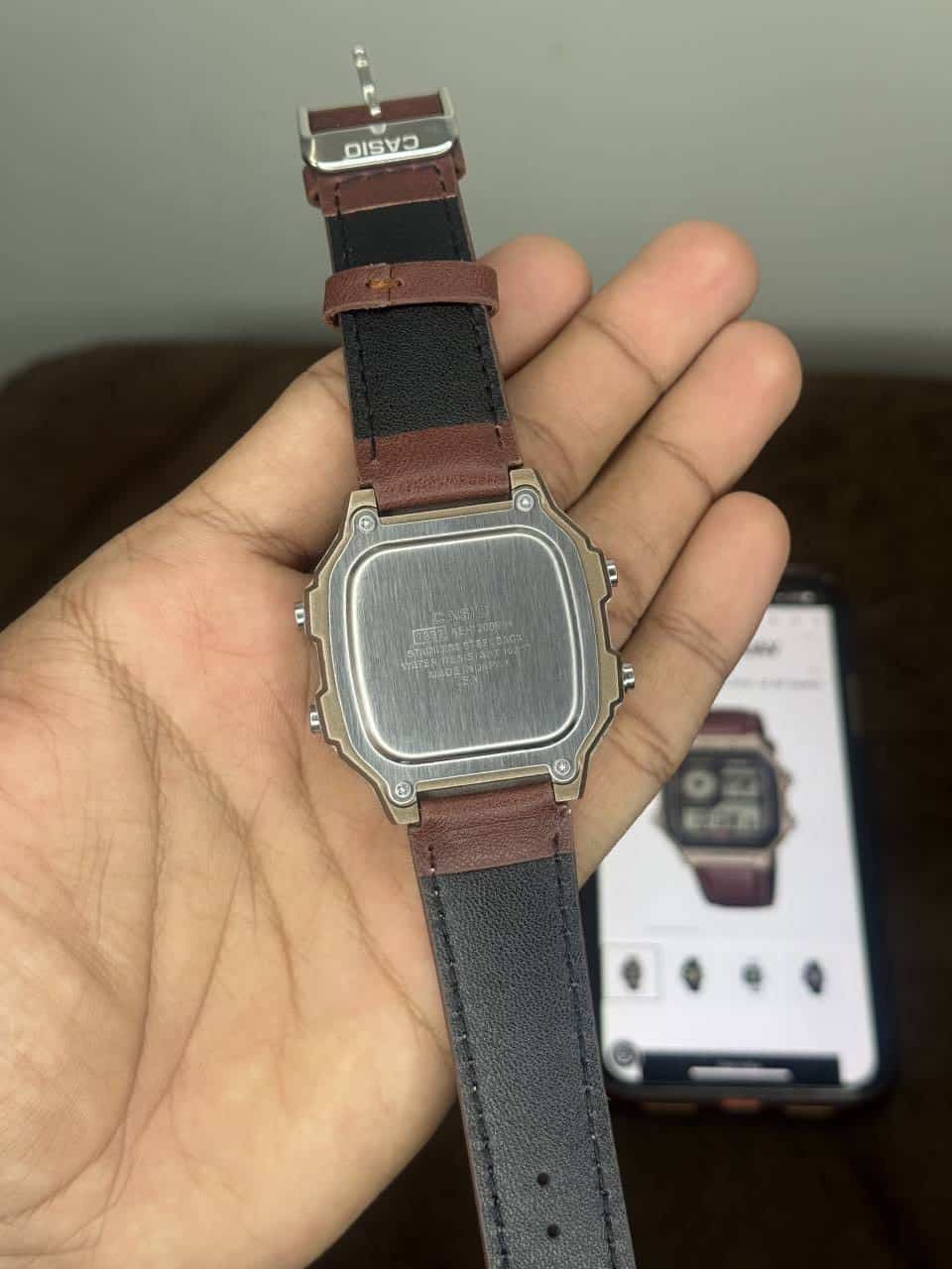 Casi o Illuminator Brown Leather Strap Premium Watch