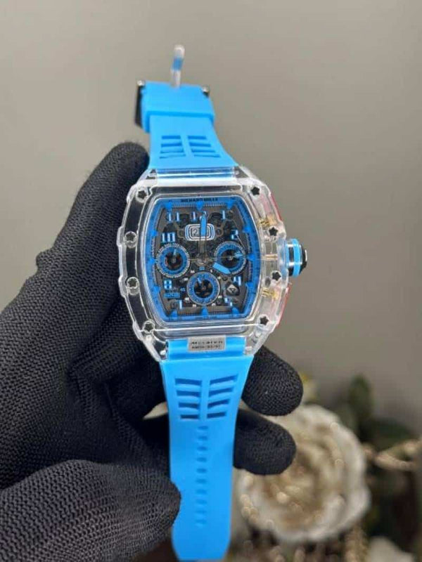 Richard Mille Mclaren Deep SkyBlue Chronograph Special Edition Watch