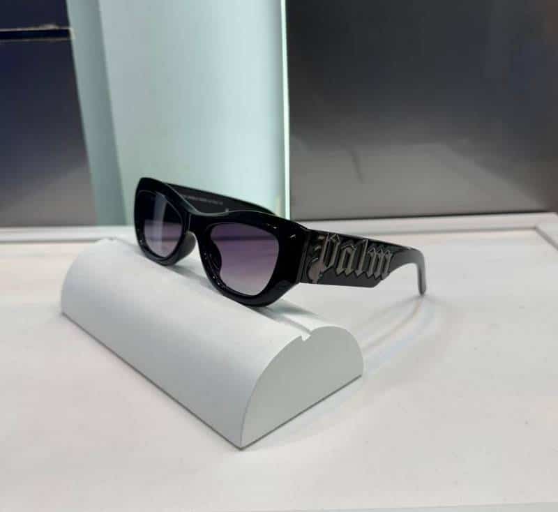 Palm Angels All Black Divine Shaded Lens Premium Shades 6170 Main image