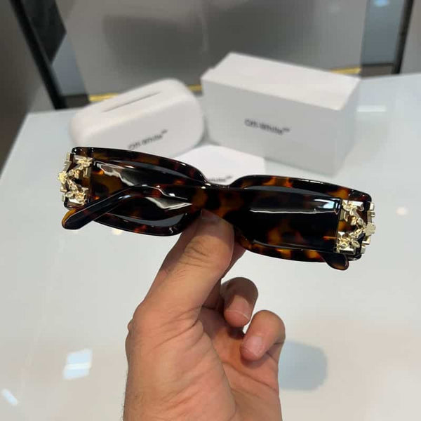 Off  White Tiger Design With Gold Premium Shade 777