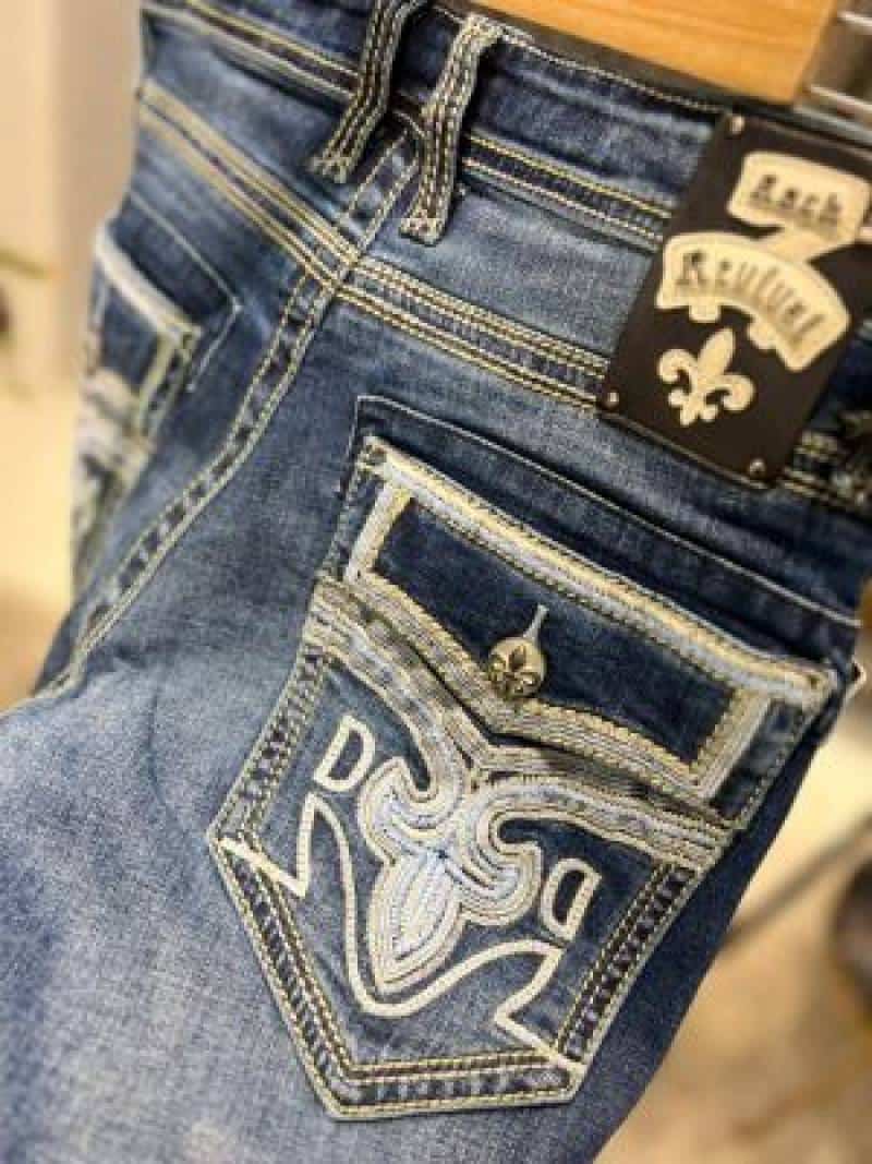 ROMAN DENIM IMPORTED BOOTCUT JEANS DENIM BLUE