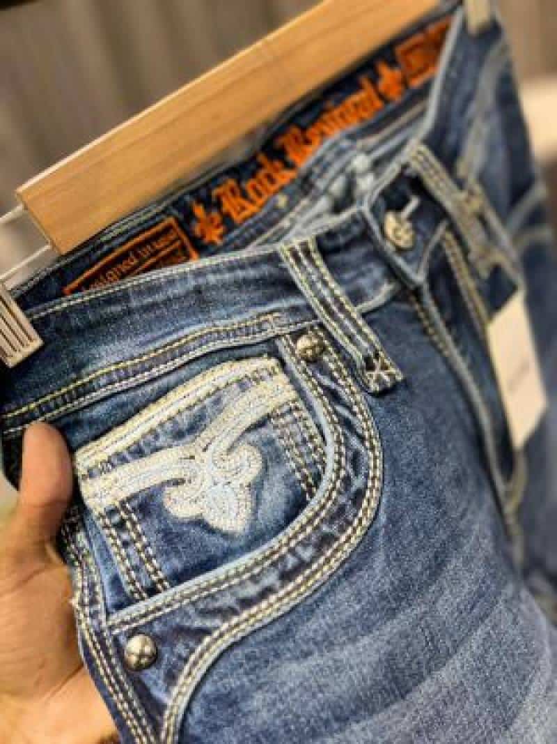ROMAN DENIM IMPORTED BOOTCUT JEANS DENIM BLUE