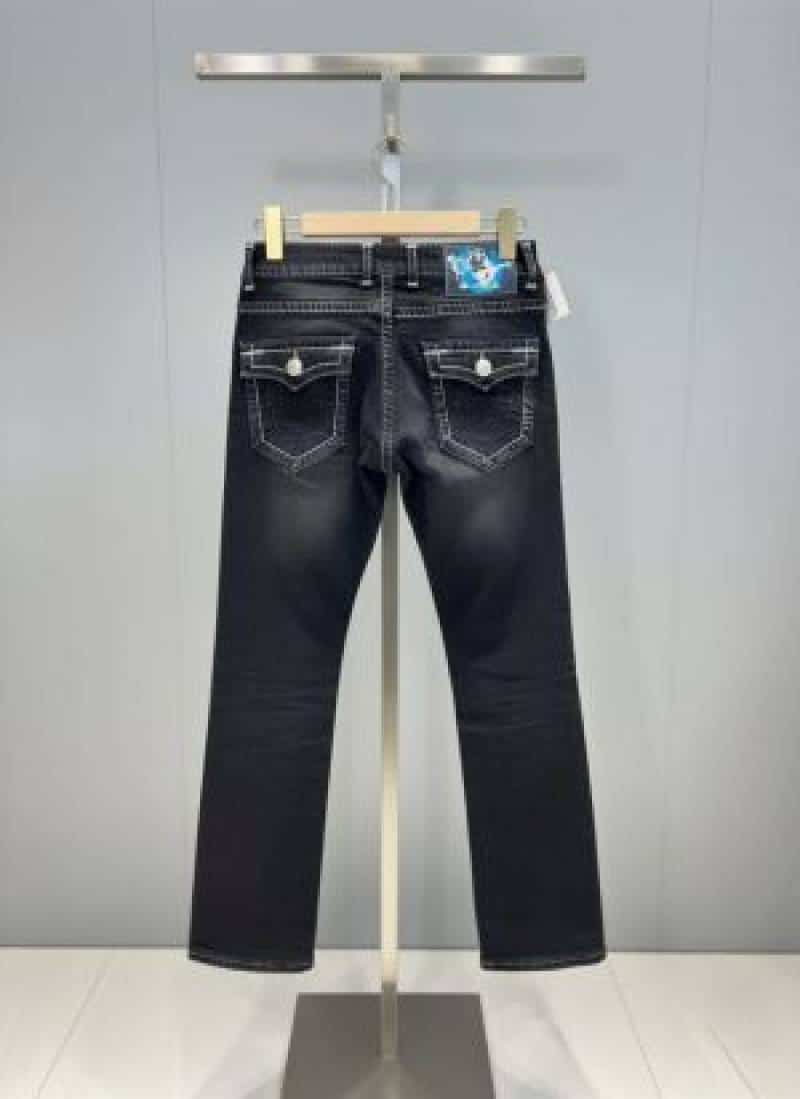 TRUE RELIGION IMPORTED JEANS 100% BOOTCUT LIGHT GREY