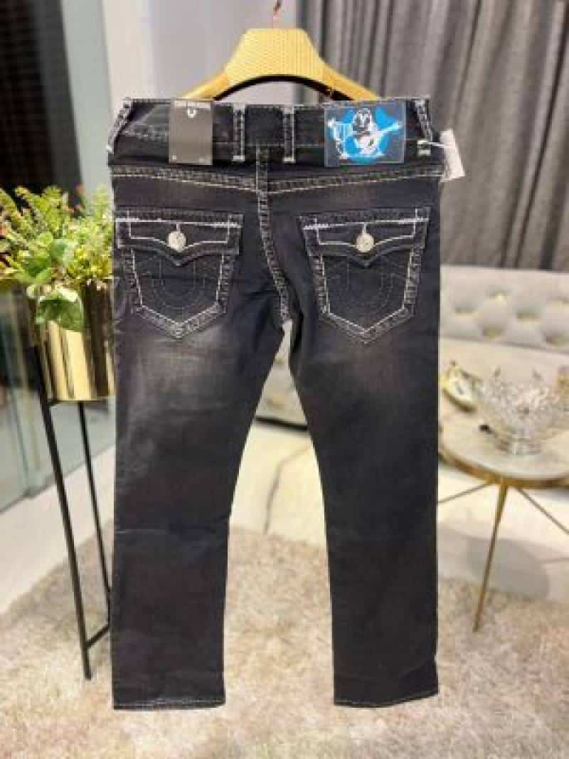 TRUE RELIGION IMPORTED JEANS 100% BOOTCUT LIGHT GREY Secondary image