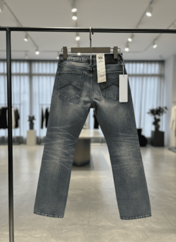 A-RMANI EXCHANGE IMPORTED DENIM JEANS LIGHT GREEN 100% BOOT CUT