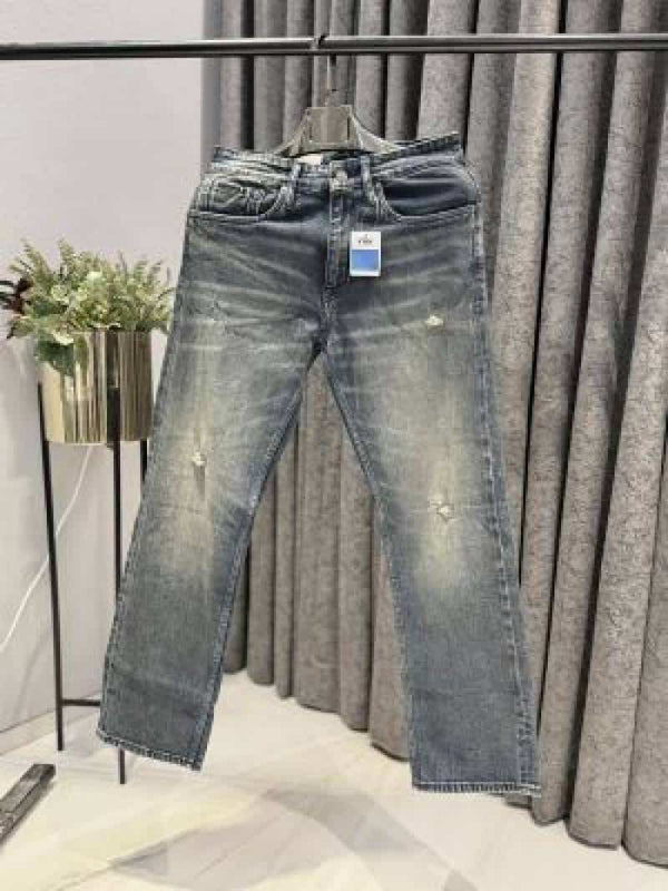 A-RMANI EXCHANGE IMPORTED DENIM JEANS LIGHT GREEN 100% BOOT CUT
