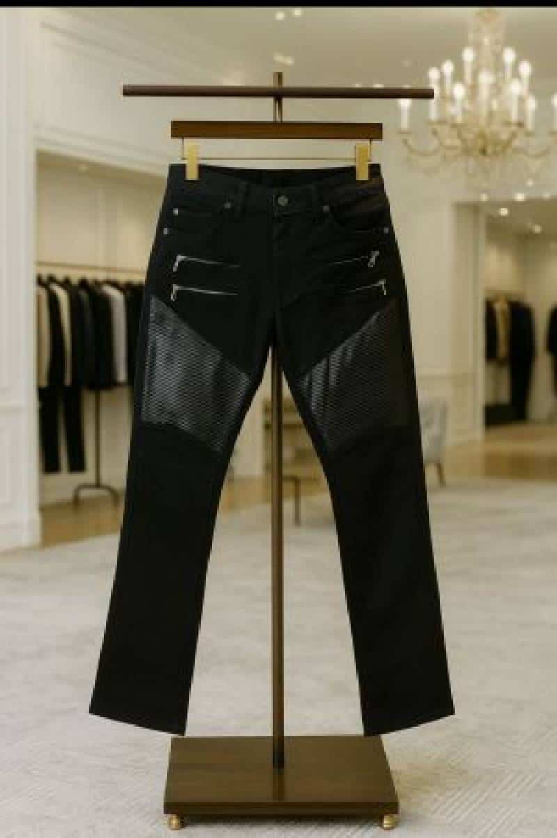 BALMAI-N BLACK IMPORTED BOOTCUT JEANS Main image
