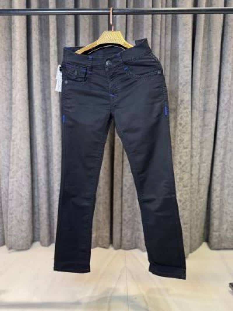 TRUE RELIGION IMPORTED BLACK BOOTCUT JEANS