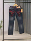 TRUE RELIGION BOOTCUT BLUE RED STITCHE