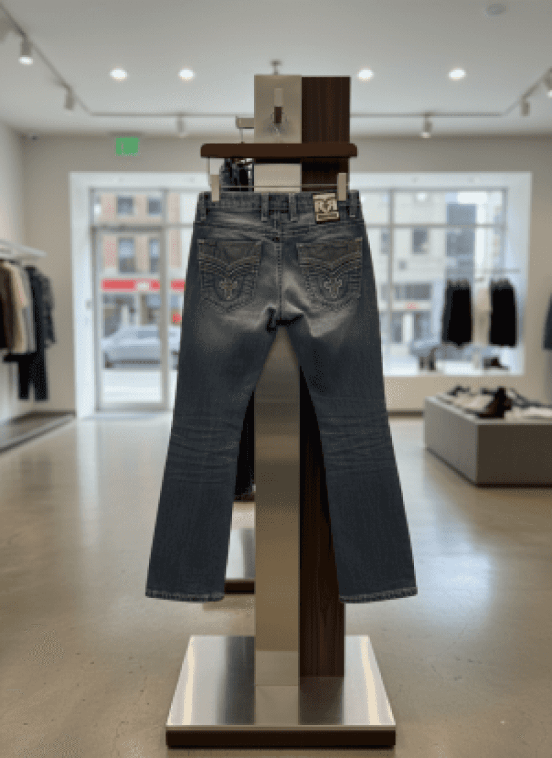 ROMAN DENIM IMPORTED BOOTCUT JEANS Main image