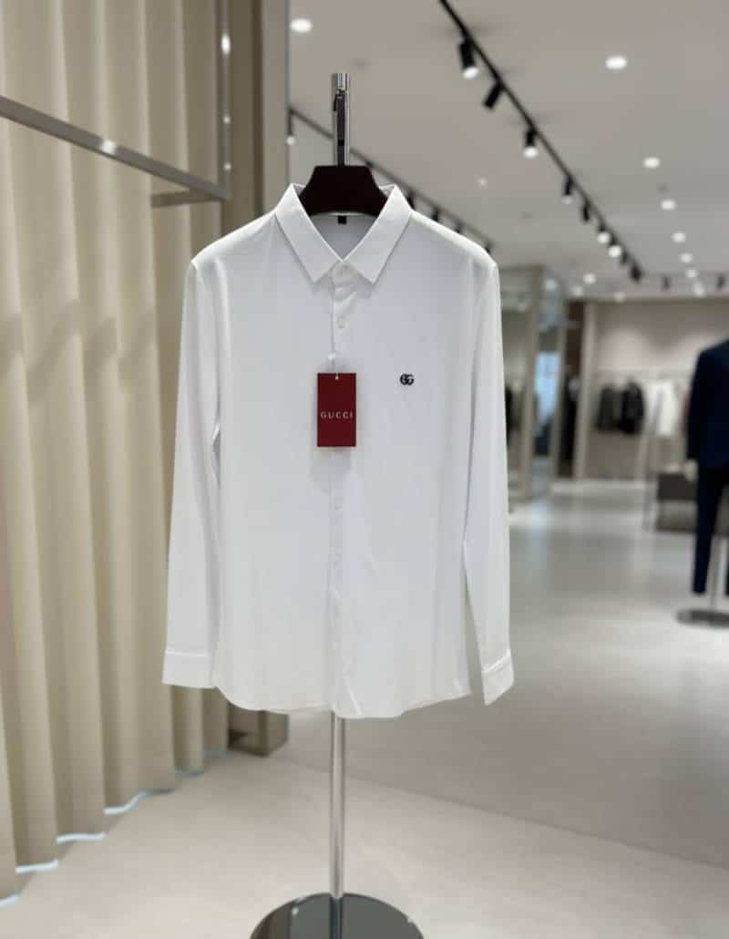 G-UCCI IMPORTED TRENDING KOREAN SHIRT WHITE Main image