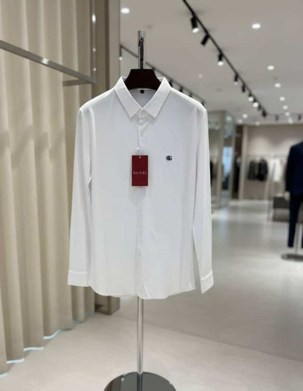 G-UCCI IMPORTED TRENDING KOREAN SHIRT WHITE