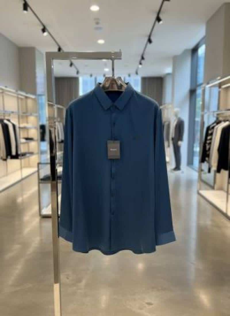 P-RADA IMPORTED TRENDING KOREAN SHIRT NAVY Main image