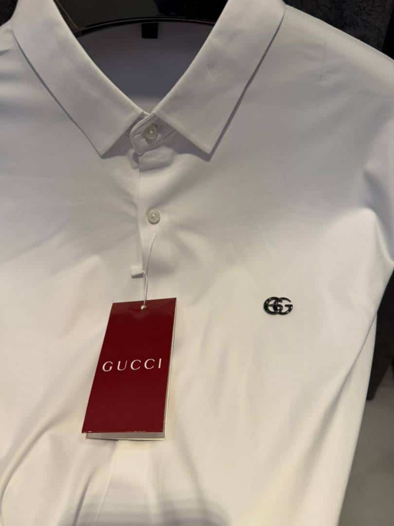 G-UCCI IMPORTED TRENDING KOREAN SHIRT WHITE
