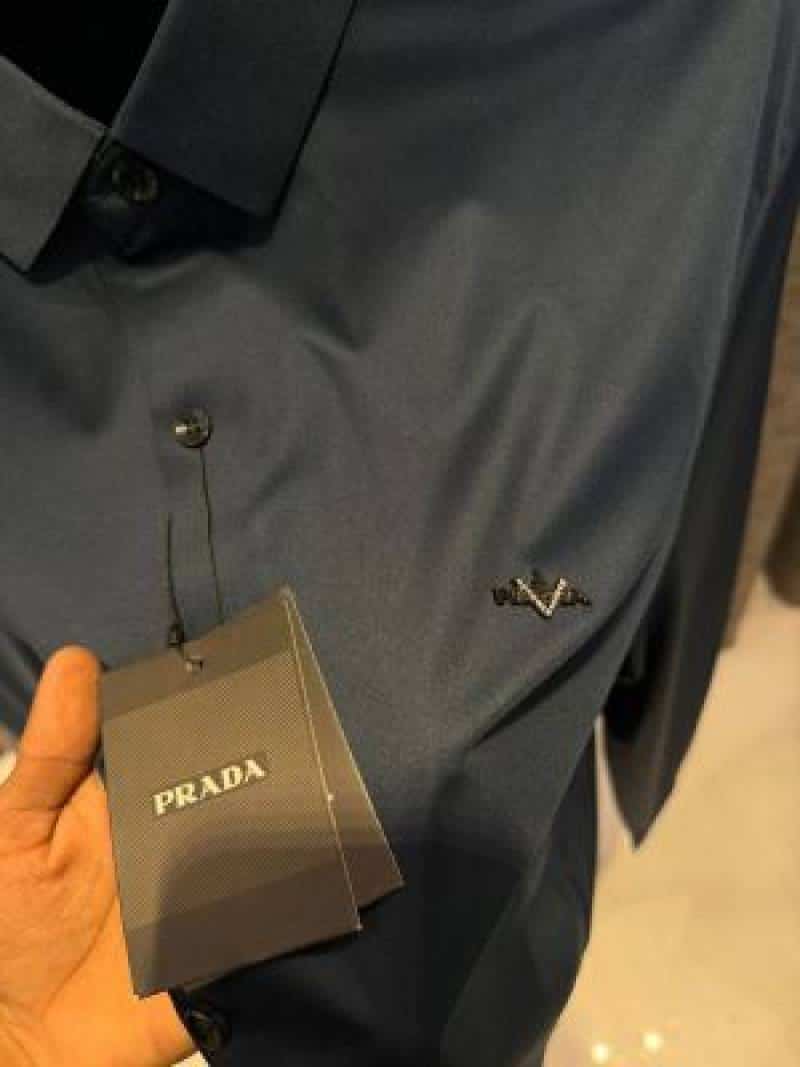 P-RADA IMPORTED TRENDING KOREAN SHIRT NAVY