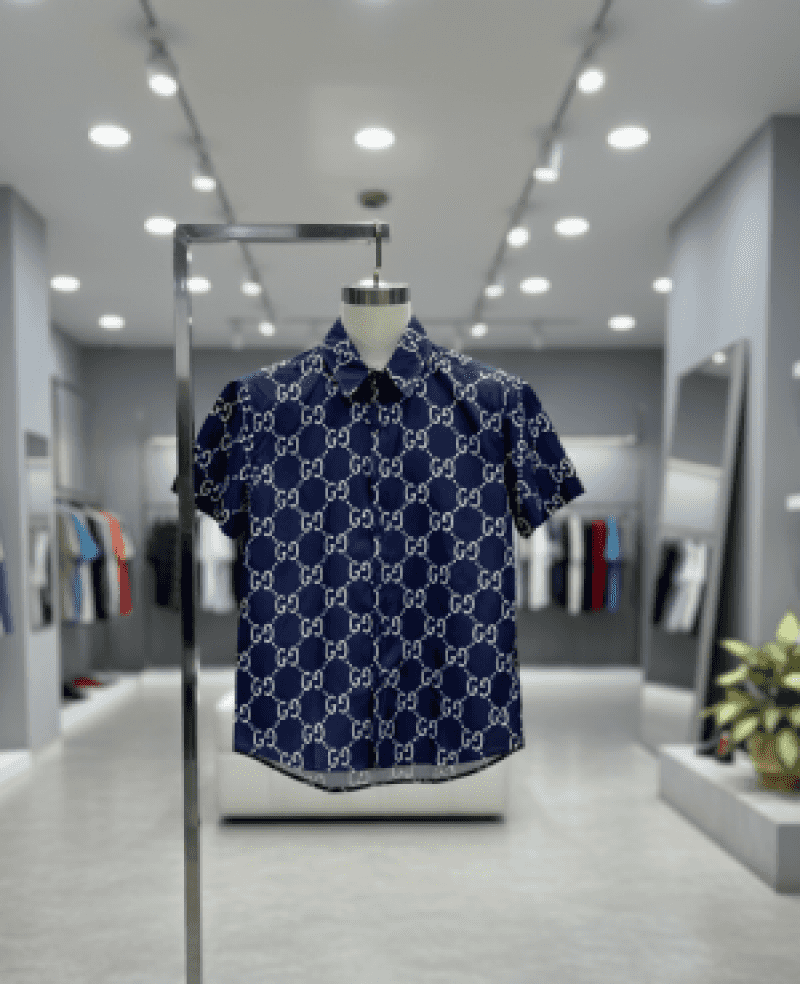 GUCCCI IMPORTED EMBOSSED POLO BLur IMPORTED