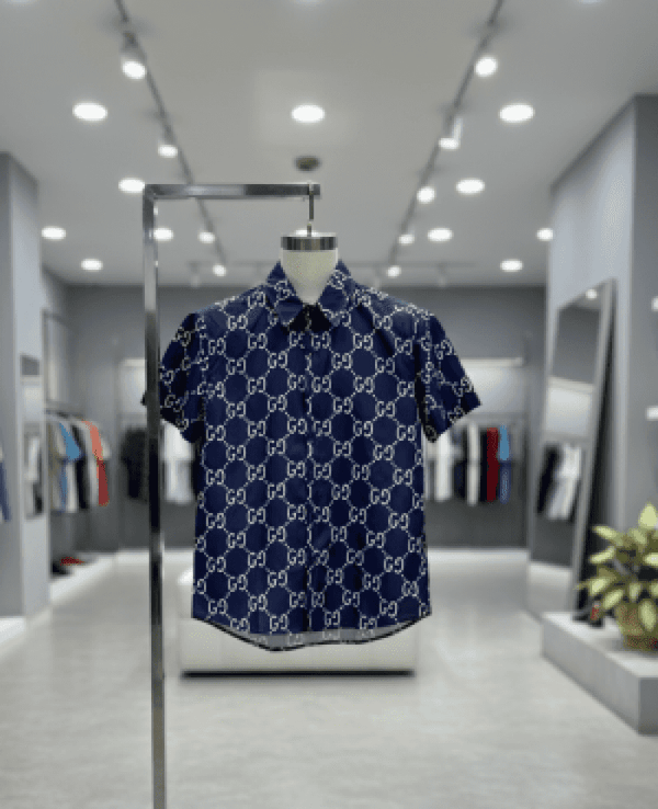 GUCCCI IMPORTED EMBOSSED POLO BLur IMPORTED