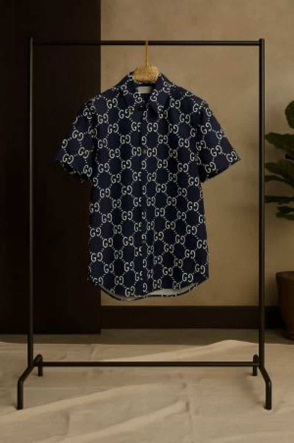 GUCCCI IMPORTED EMBOSSED POLO BLur IMPORTED