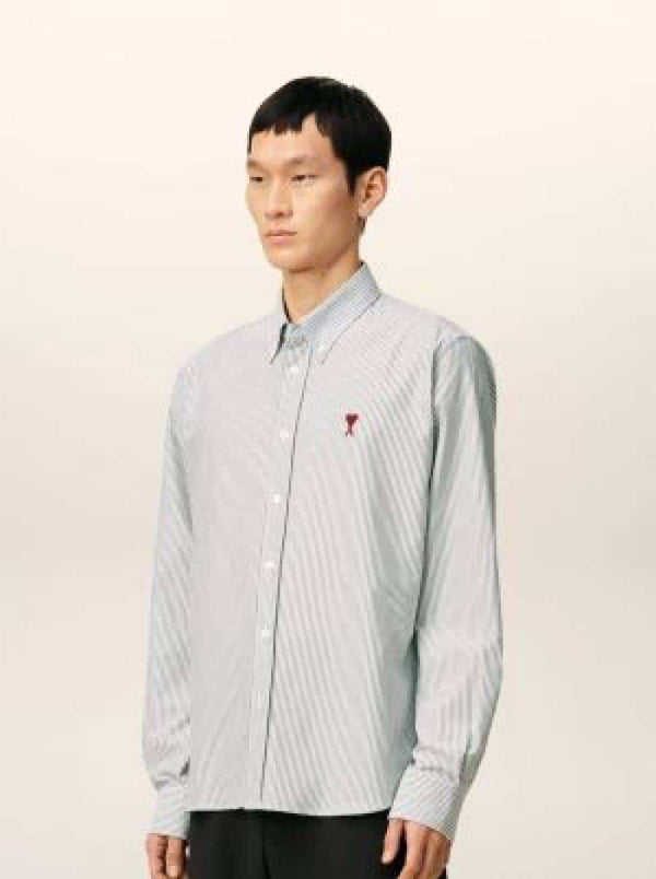 AMI PARIS IMPORTED SHIRT LIGHT GREEN