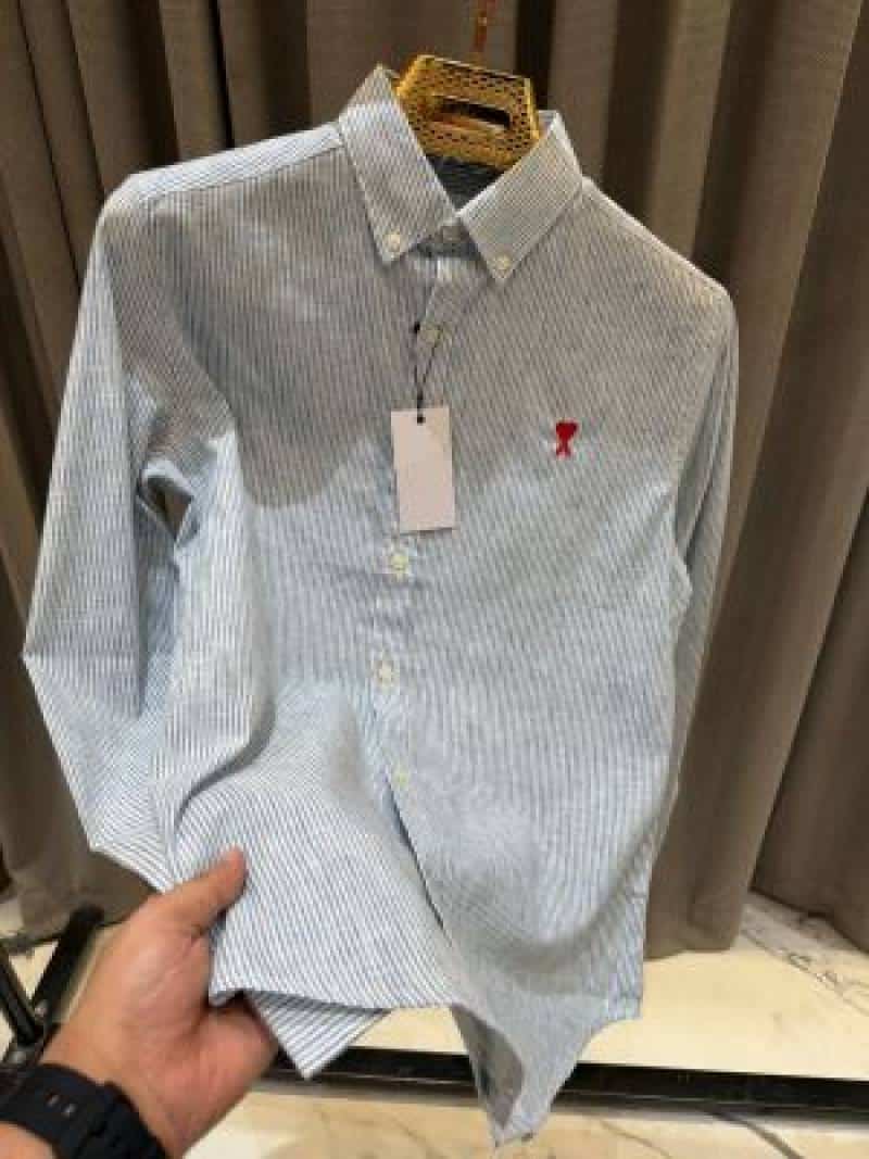 AMI PARIS IMPORTED SHIRT SKY BLUE
