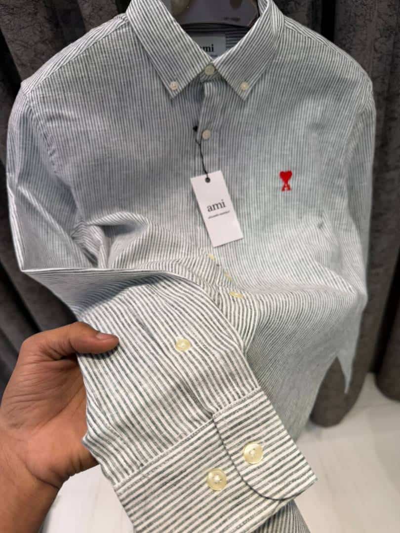 AMI PARIS IMPORTED SHIRT SKY BLUE