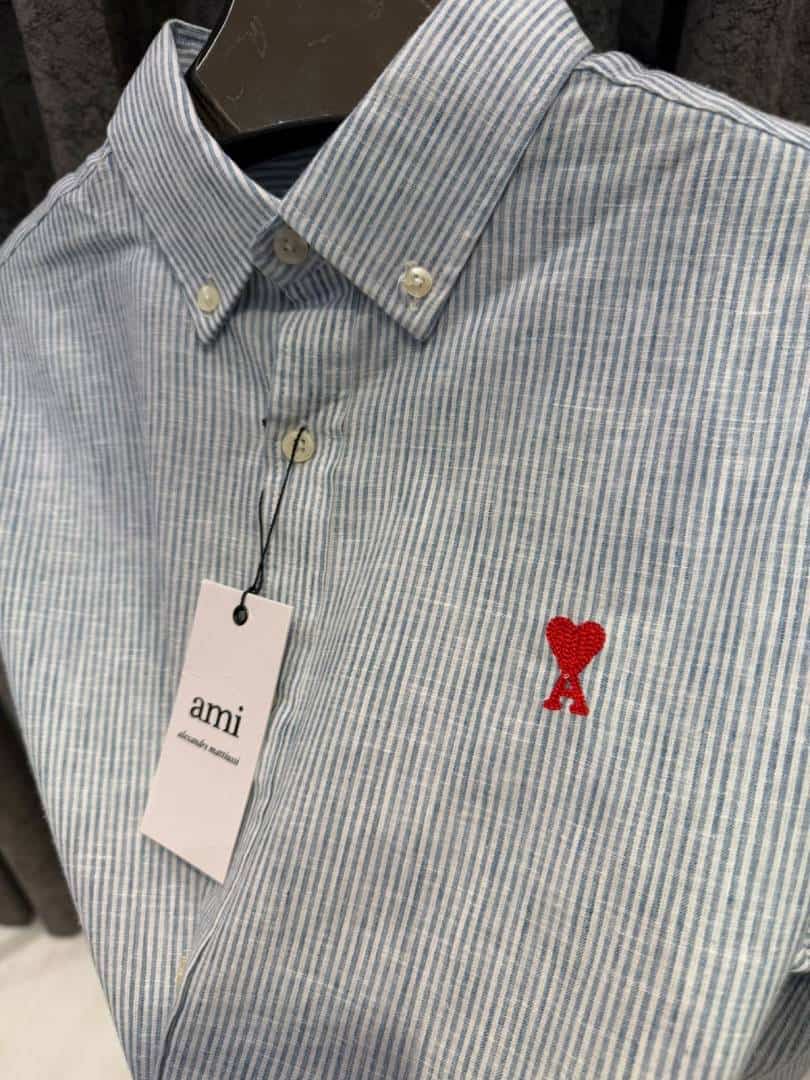 AMI PARIS IMPORTED SHIRT SKY BLUE