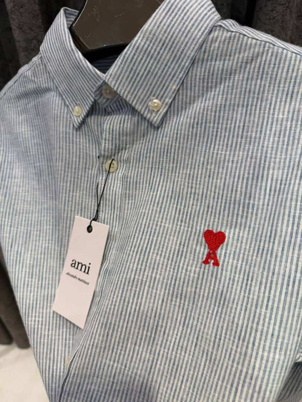 AMI PARIS IMPORTED SHIRT SKY BLUE