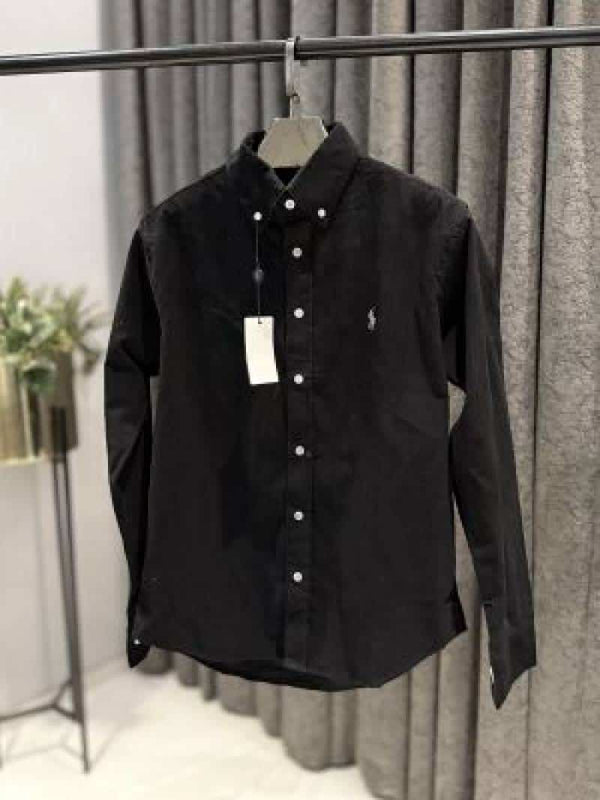 RALPH LAUUREN IMPORTED TRENDING CODE ROY SHIRT BLACK