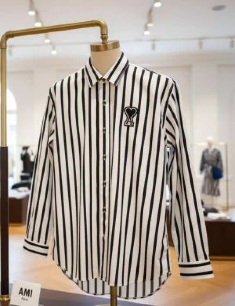 AMI PARIS IMPORTED STORE ARTICLE SHIRT WHITE Main image