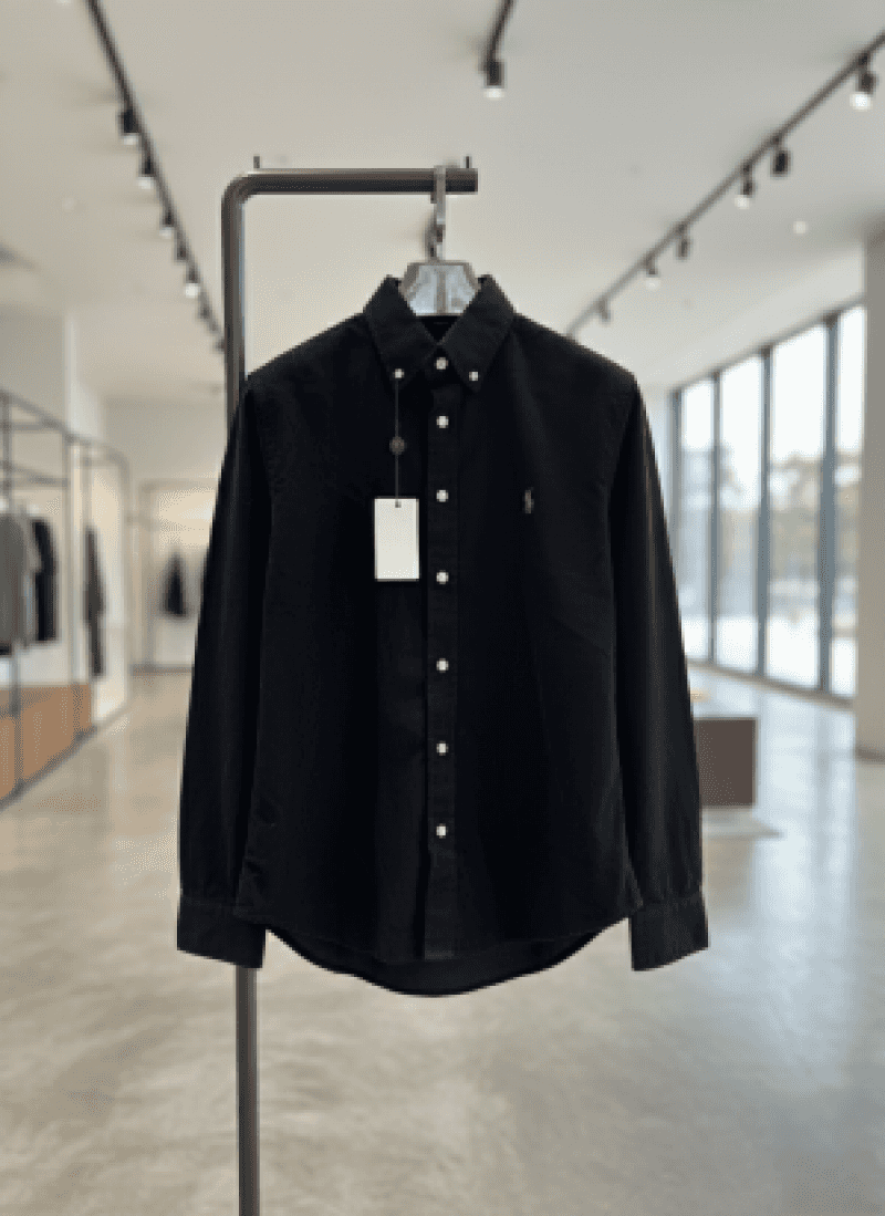 RALPH LAUUREN IMPORTED TRENDING CODE ROY SHIRT BLACK