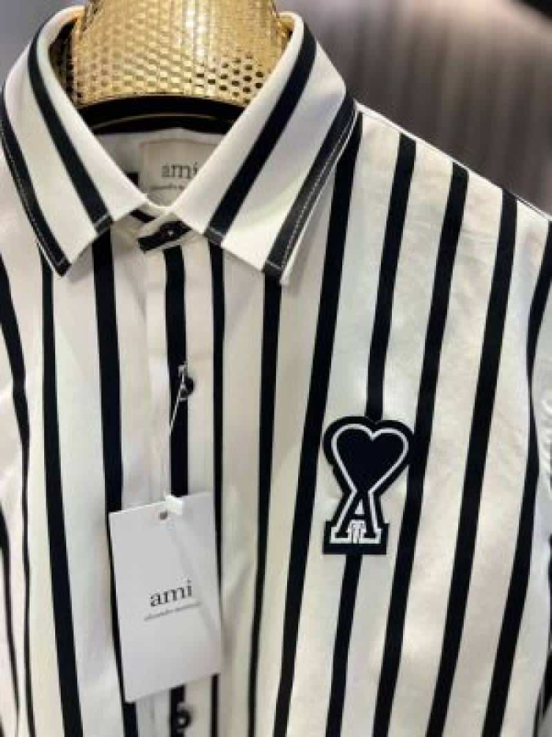 AMI PARIS IMPORTED STORE ARTICLE SHIRT WHITE
