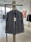 AMI PARIS IMPORTED STORE ARTICLE SHIRT NAVY BLUE