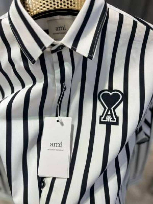 AMI PARIS IMPORTED STORE ARTICLE SHIRT WHITE