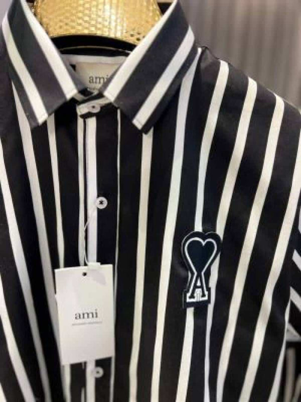 AMI PARIS IMPORTED STORE ARTICLE SHIRT BLACK