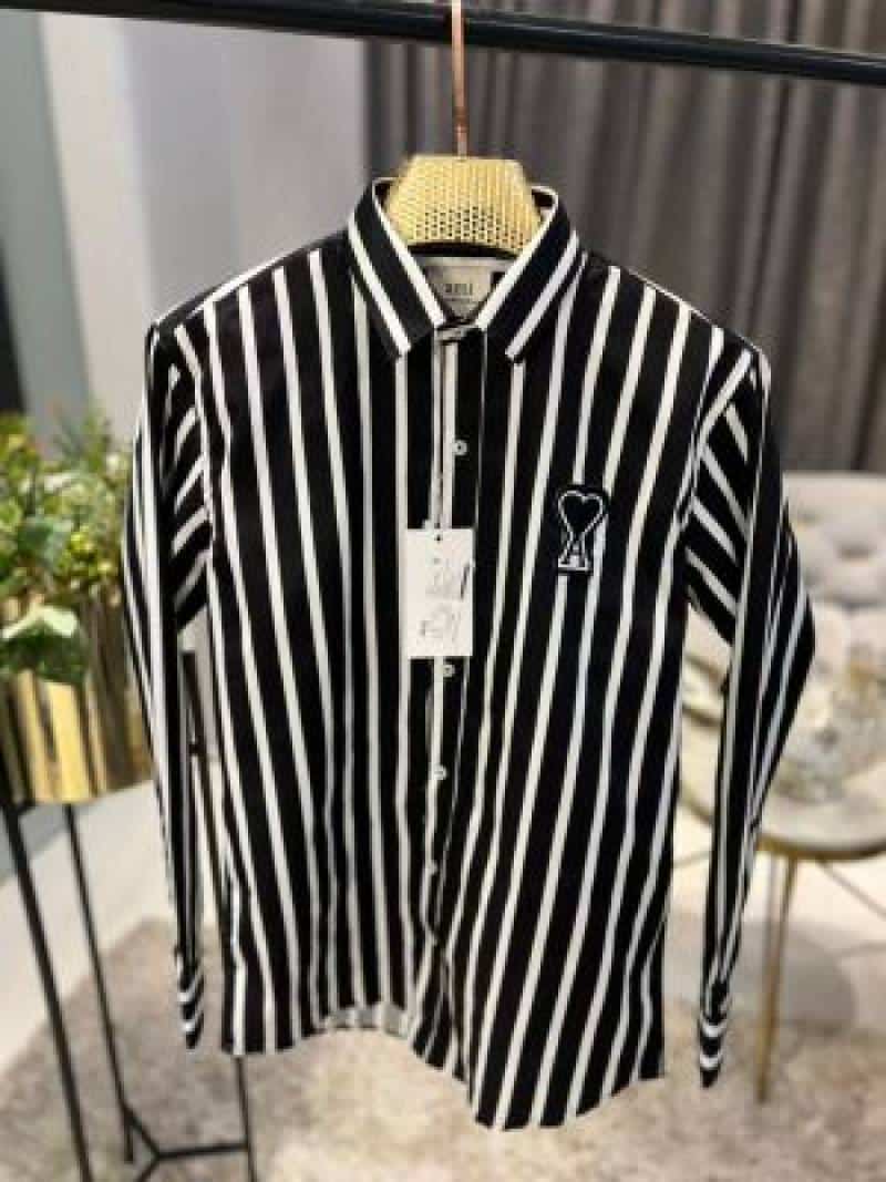 AMI PARIS IMPORTED STORE ARTICLE SHIRT BLACK