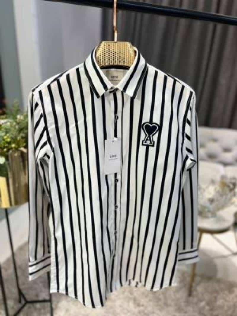 AMI PARIS IMPORTED STORE ARTICLE SHIRT WHITE