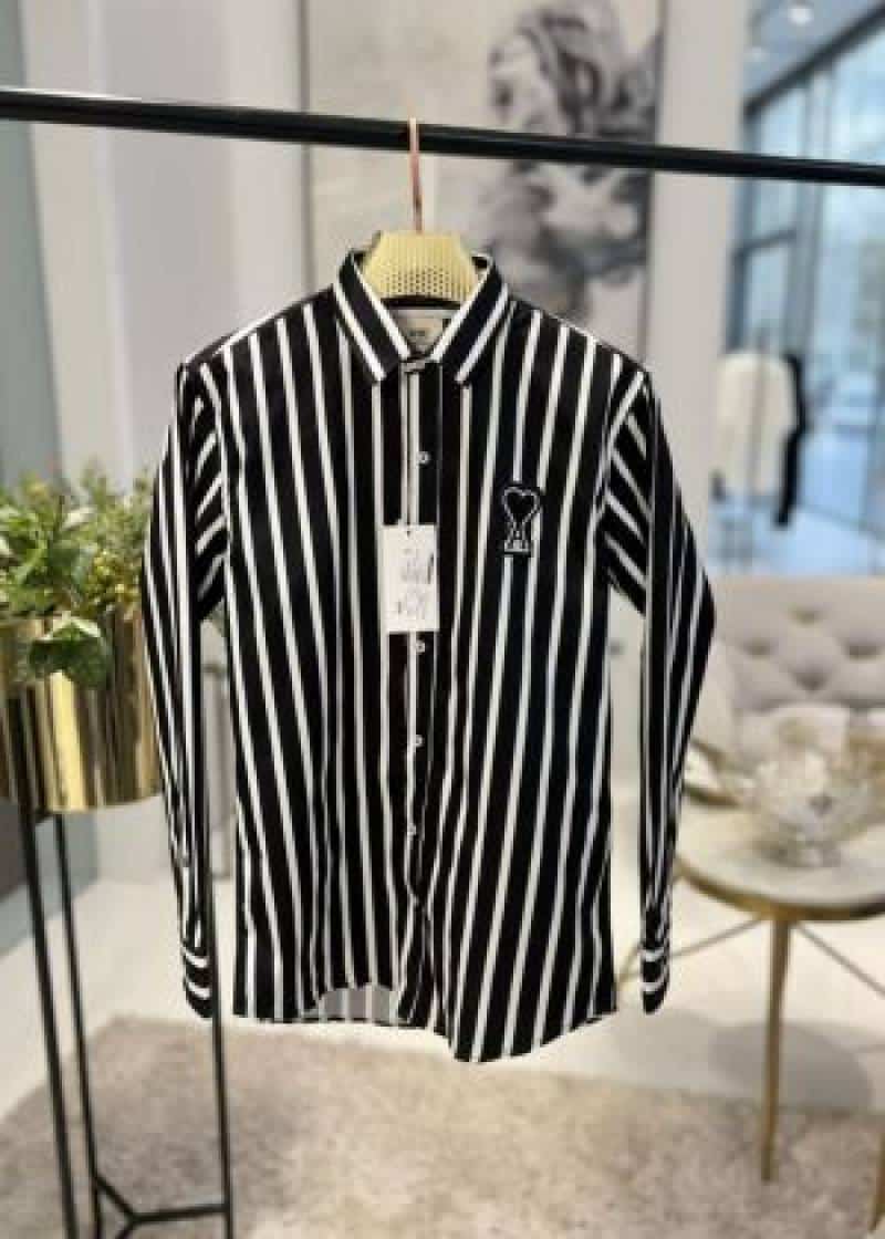 AMI PARIS IMPORTED STORE ARTICLE SHIRT BLACK