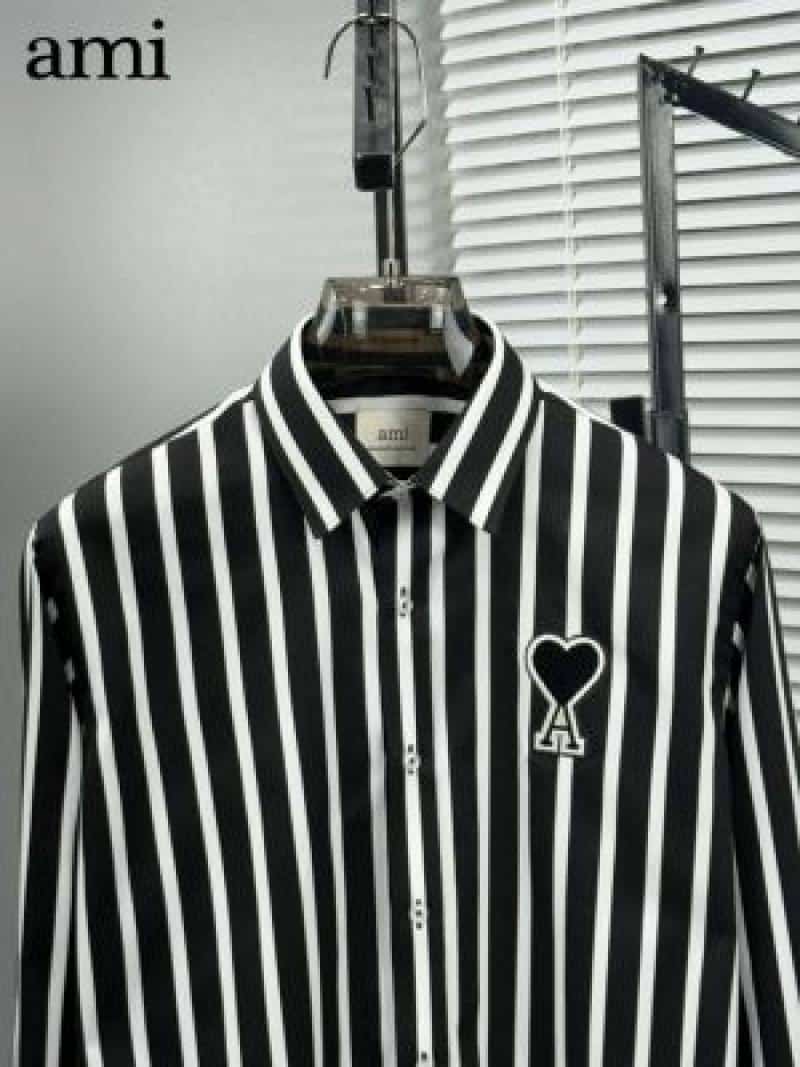 AMI PARIS IMPORTED STORE ARTICLE SHIRT BLACK