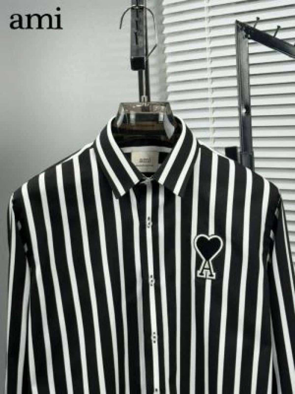 AMI PARIS IMPORTED STORE ARTICLE SHIRT BLACK