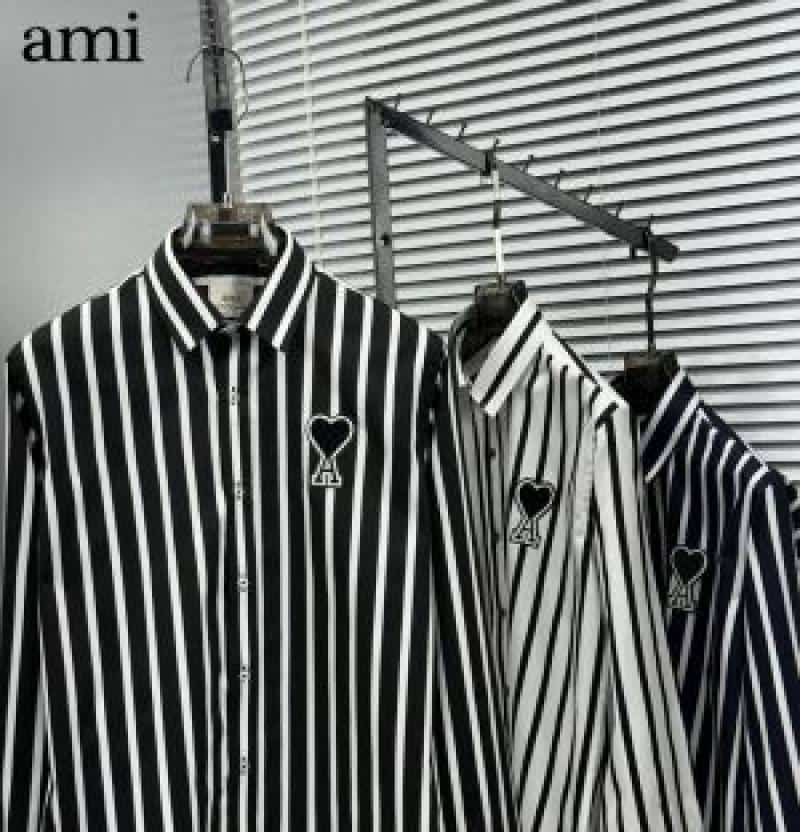AMI PARIS IMPORTED STORE ARTICLE SHIRT BLACK