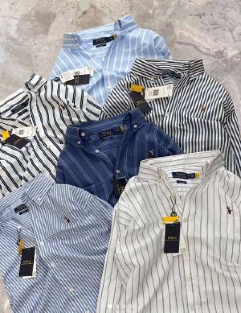 RALPH LAUREEN IMPORTED BLUE SHIRTS