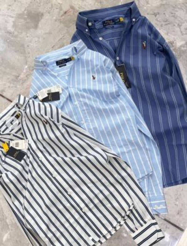 RALPH LAUREEN IMPORTED BLUE SHIRTS