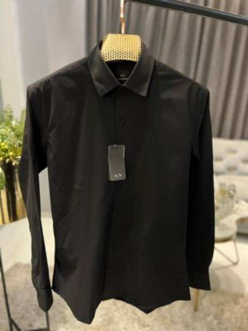 ARMAN-I EXCHANGE IMPORTED STORE ARTICLE BLACK SHIRT