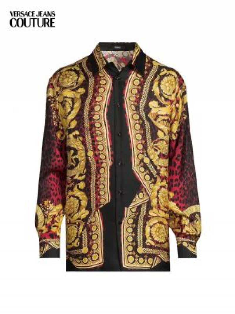 VERSACEE BOROCCO SHIRT IMPORTED HALF SLEEVES GOLD RATE