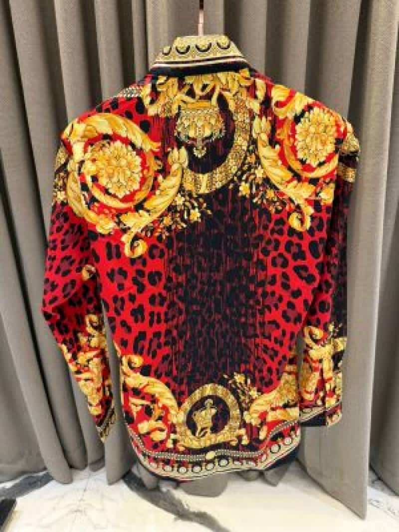 VERSACEE BOROCCO SHIRT IMPORTED HALF SLEEVES GOLD RATE