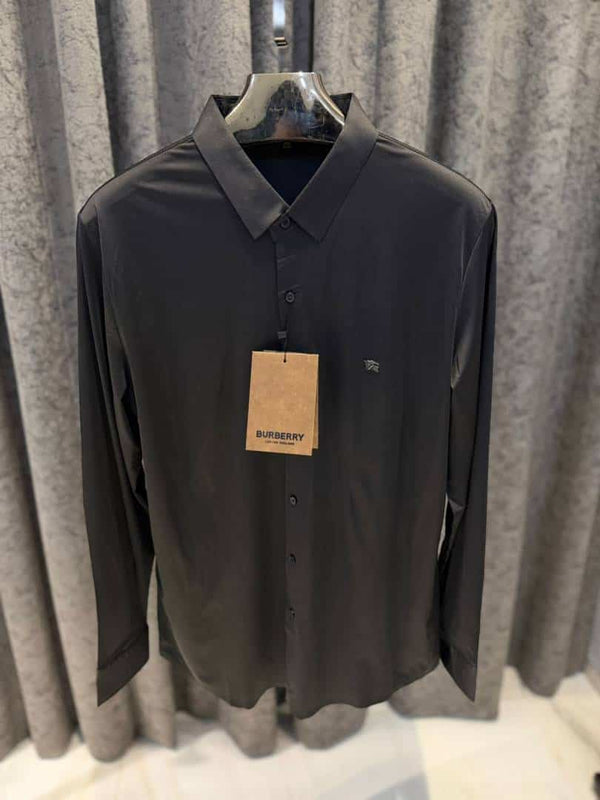 BURBERR-Y IMPORTED TRENDING KOREAN SHIRT BLACK